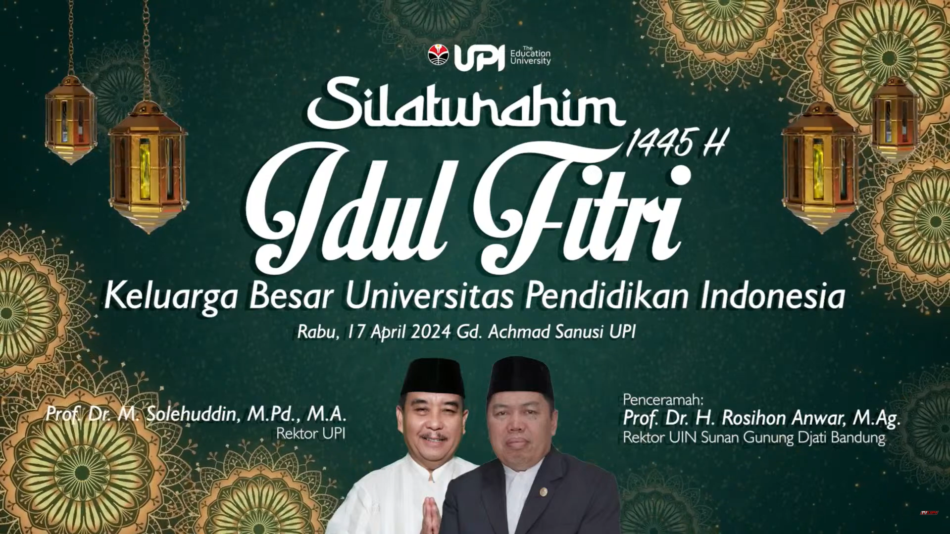 Universitas Pendidikan Indonesia (UPI) Gelar Silaturahim Idul Fitri 1445 H