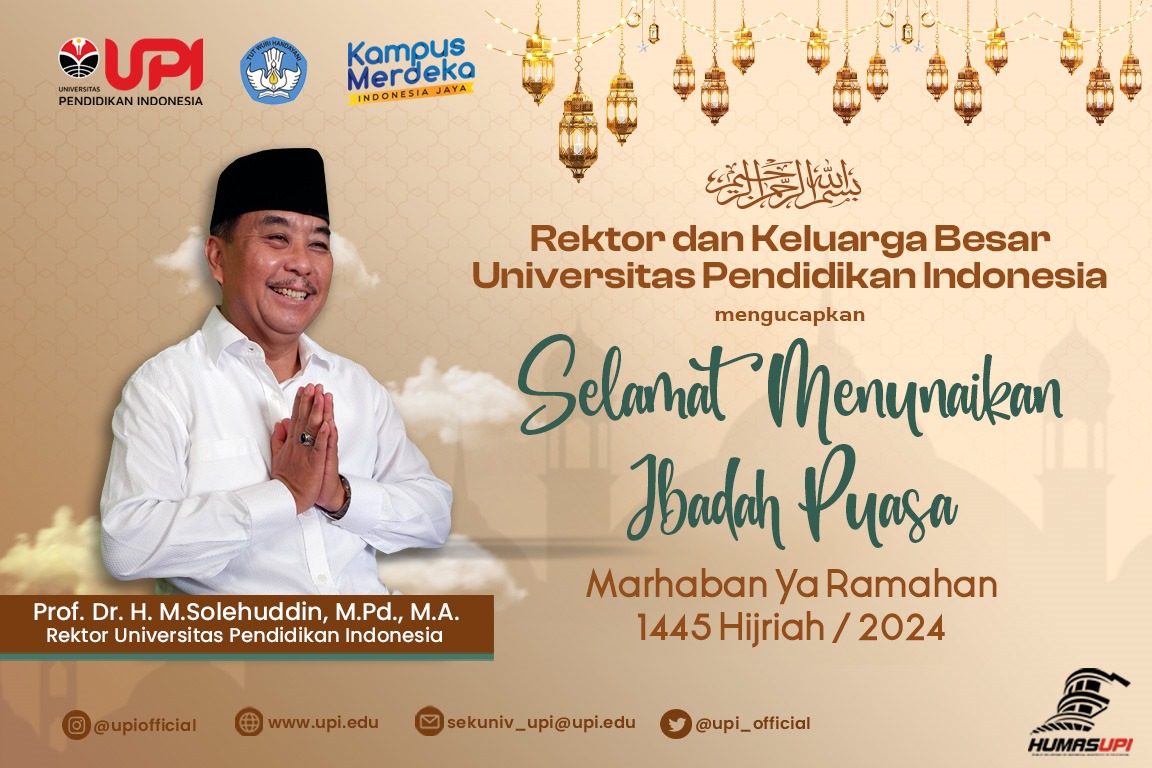 Kepala Humas UPI Sampaikan Ucapan Selamat Berpuasa
