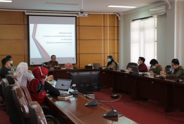 UPI Laksanakan Bimtek Tata Kelola Layanan Informasi Publik Bersama Staf Ahli KIP RI