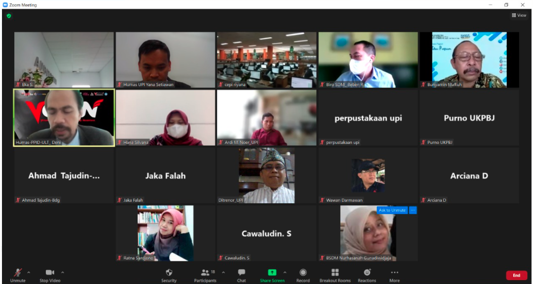 UPI Lakukan Koordinasi Penyusunan Standar Pelayanan Publik