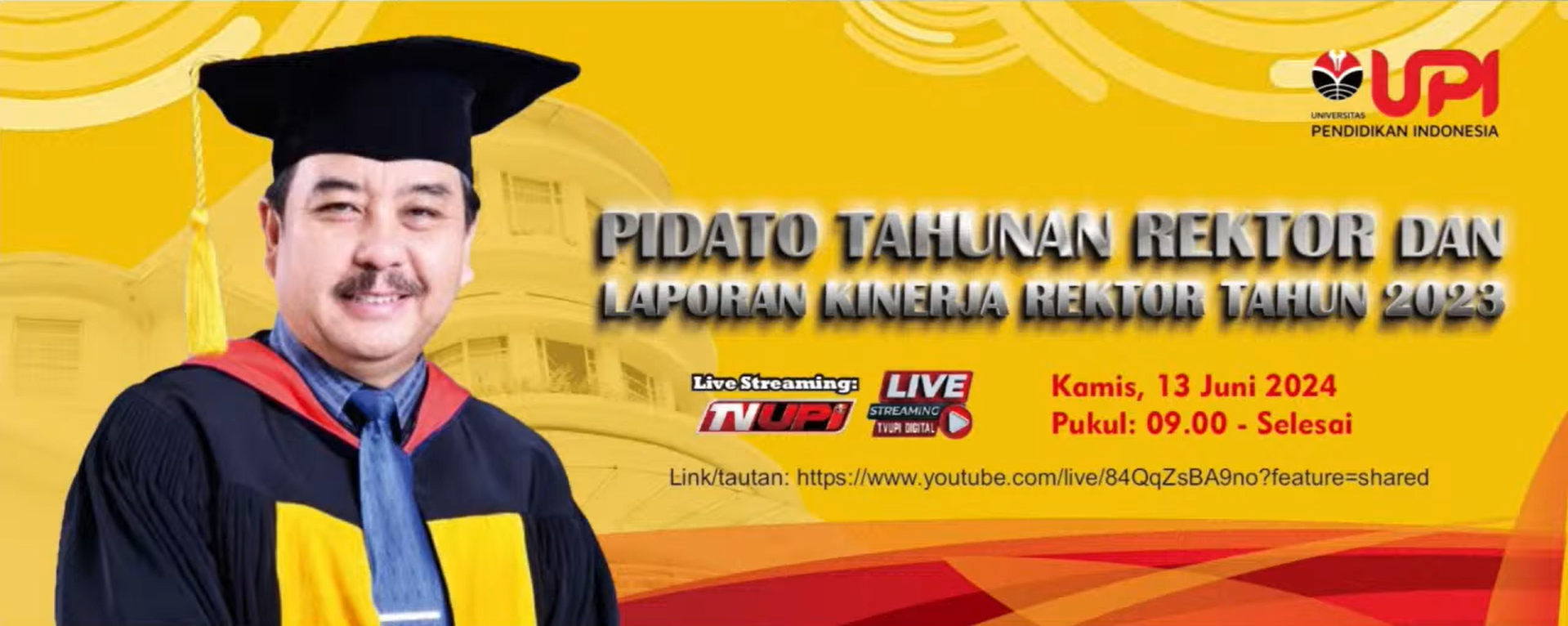 UPI Selenggarakan Laporan Tahunan dan Laporan Kinerja Rektor Tahun 2023